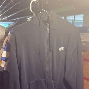 Nike Men's Black Hoodie Sweater